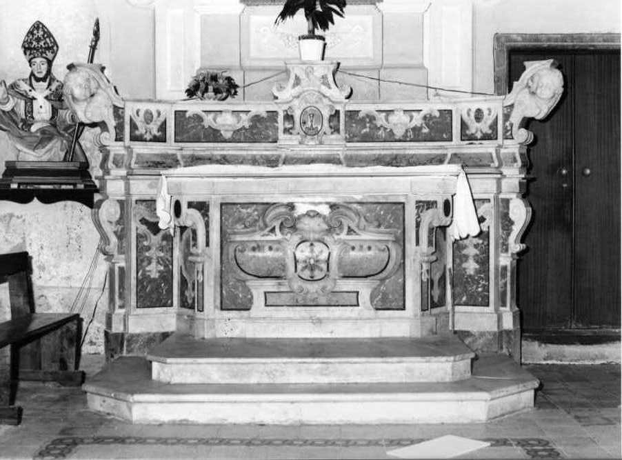 altare - bottega campana (seconda metà sec. XVIII)