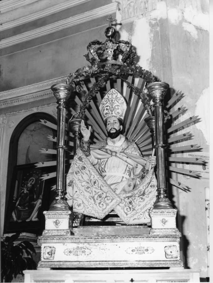 tronetto per esposizione eucaristica - bottega campana (sec. XIX)