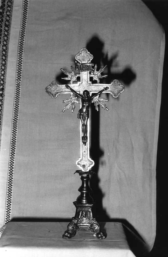 croce d'altare - bottega campana (sec. XIX)
