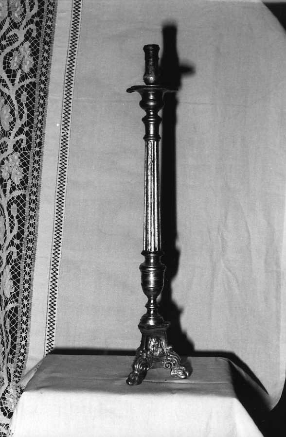 candeliere, serie - bottega campana (sec. XIX)