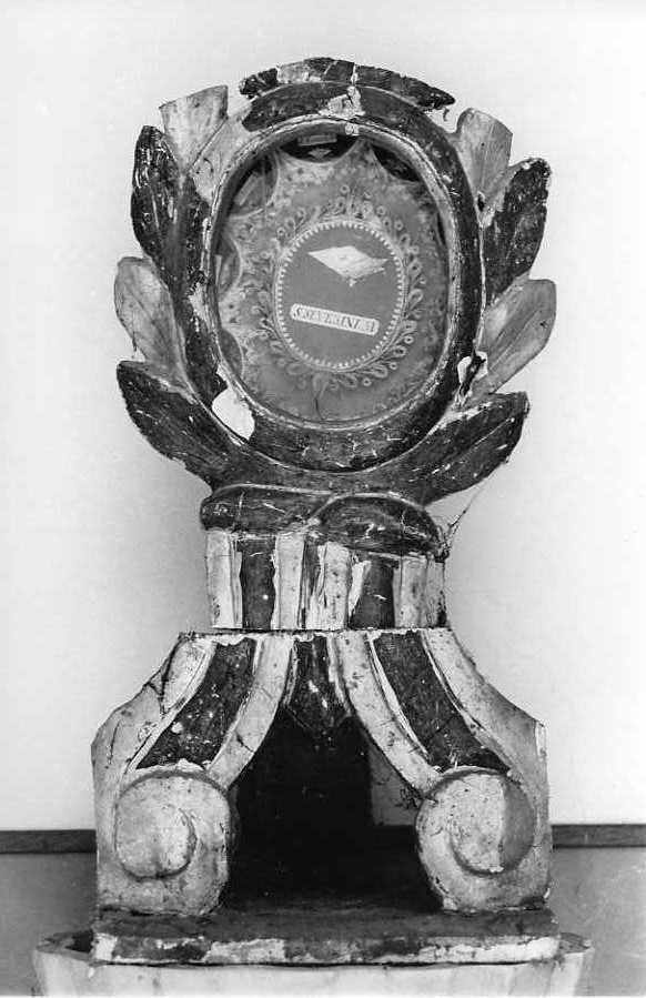 reliquiario - a ostensorio - bottega campana (sec. XVIII)