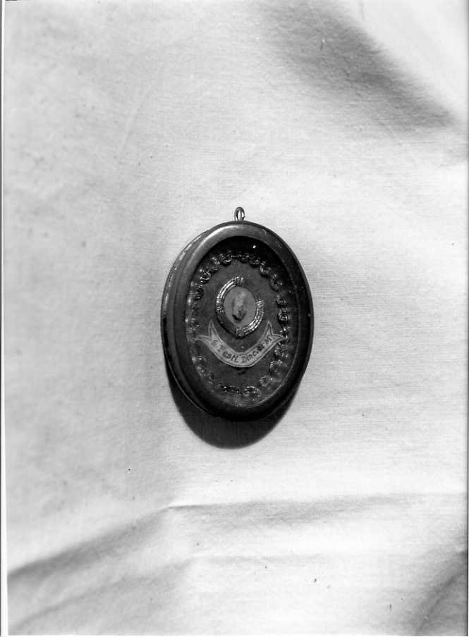 San Festo (reliquiario a capsula - a medaglione) - bottega campana (sec. XIX)