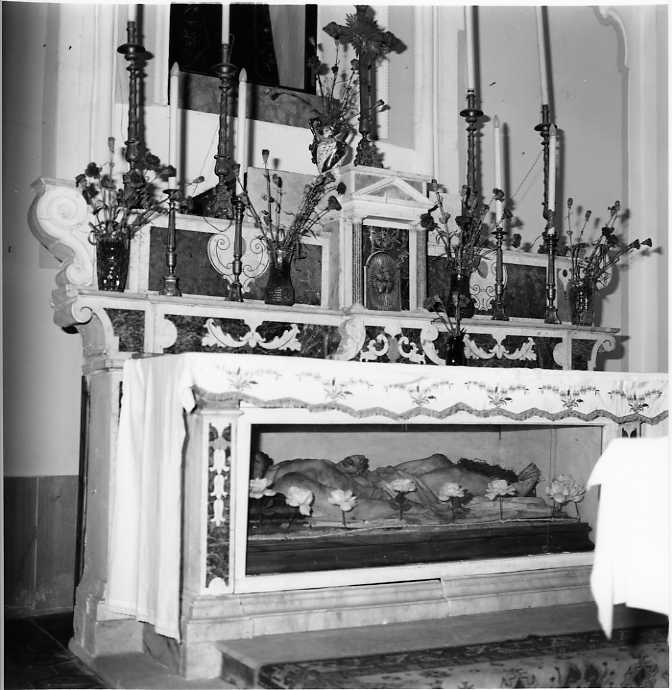 altare maggiore - bottega campana (sec. XIX)