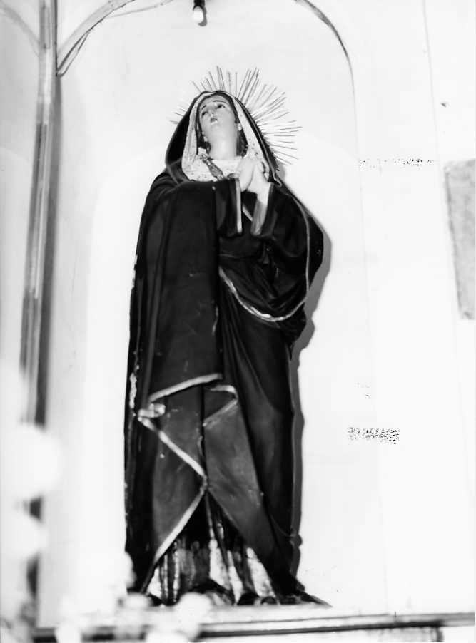Madonna Addolorata (statua) - bottega campana (prima metà sec. XX)