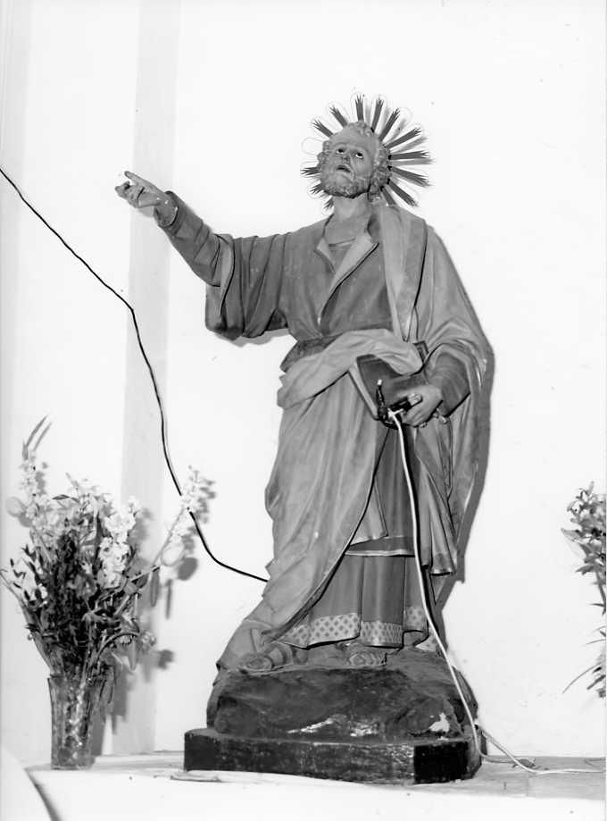 Santo (statua) - bottega campana (prima metà sec. XX)