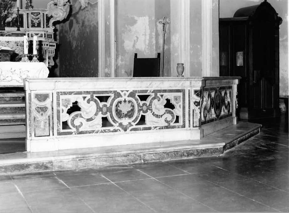 balaustrata di altare - bottega campana (sec. XVIII)