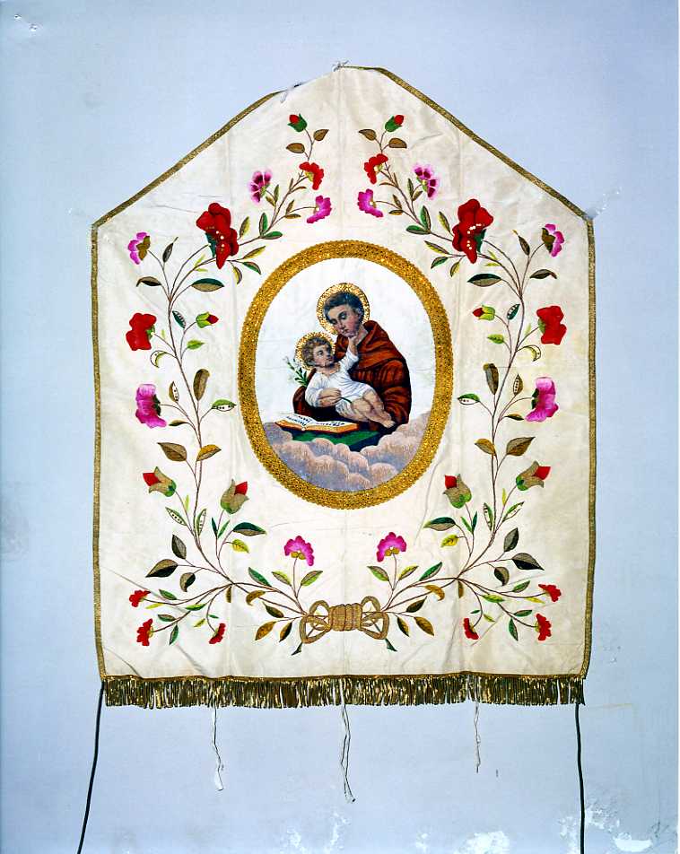 stendardo - manifattura campana (inizio sec. XX)