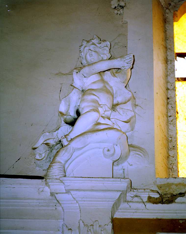 angelo (decorazione plastica) - bottega campana (fine sec. XVIII)