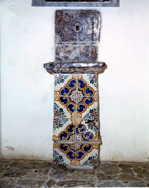 lavabo da sacrestia - bottega campana (fine sec. XIX)