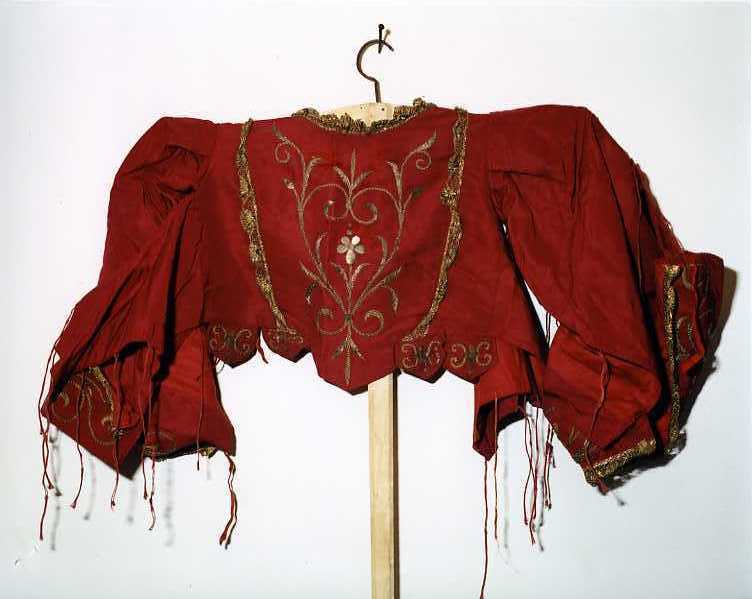 corpetto femminile - manifattura campana (fine sec. XIX)