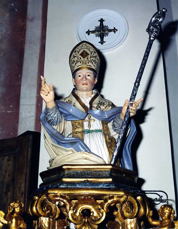 San Martino (scultura) - bottega campana (fine sec. XVII)