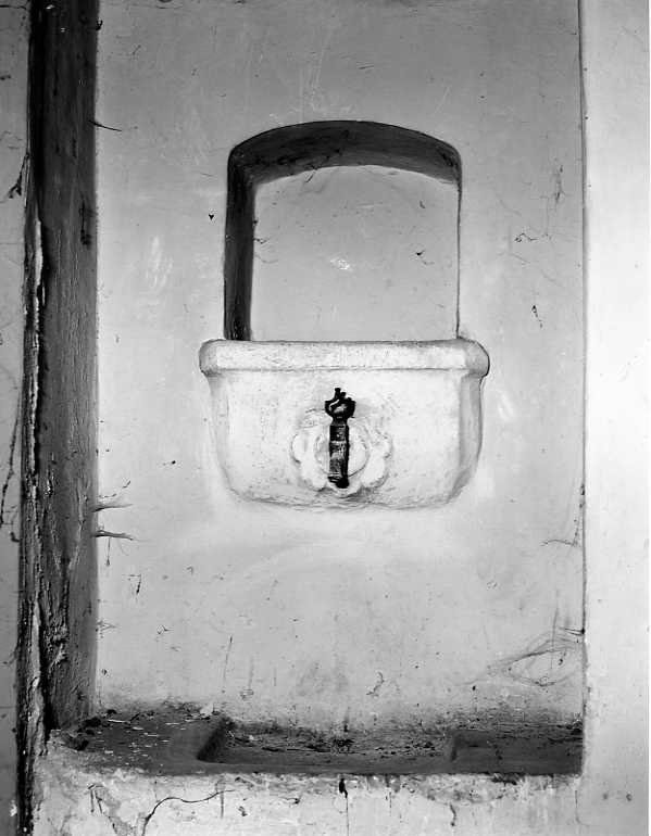 lavabo da sacrestia - bottega campana (fine sec. XIX)