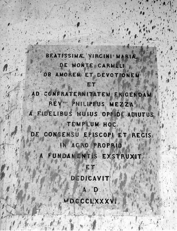 lapide - bottega campana (sec. XIX)