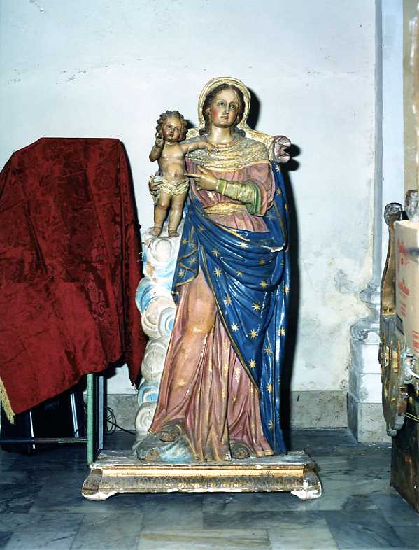 Madonna con Bambino (statua) - bottega campana (inizio sec. XIX)