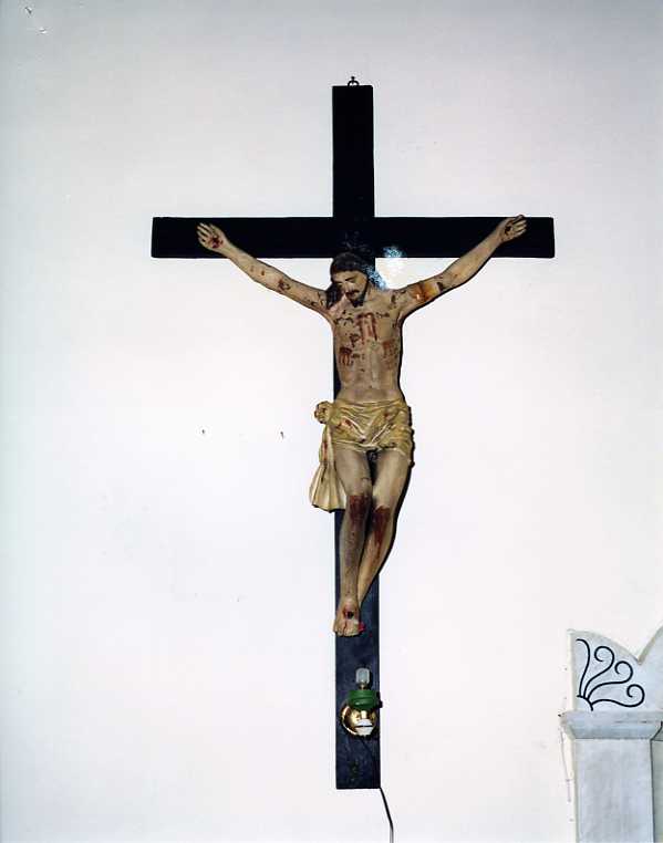 Cristo crocifisso (crocifisso) - bottega campana (fine sec. XIX)