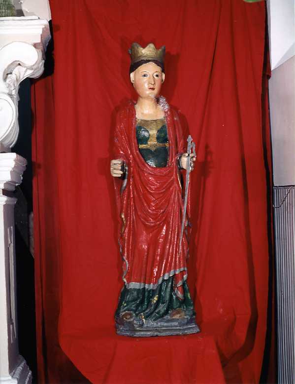 Santa Caterina (statua) - bottega campana (inizio sec. XIX)