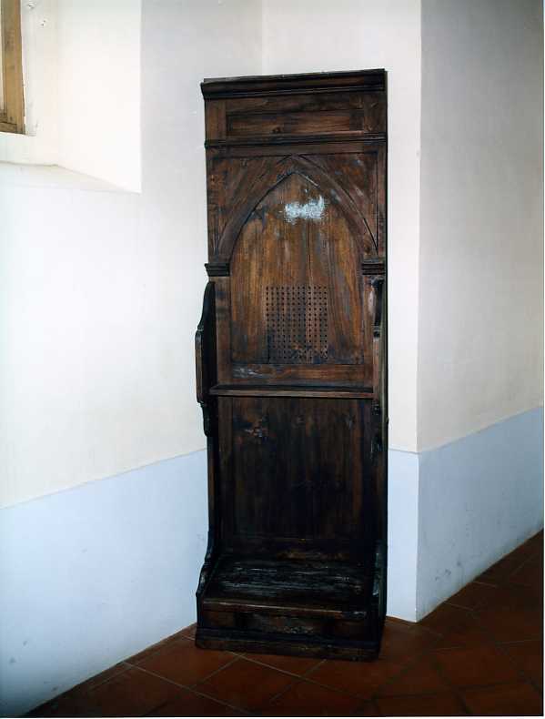 confessionale - bottega campana (fine sec. XVIII)
