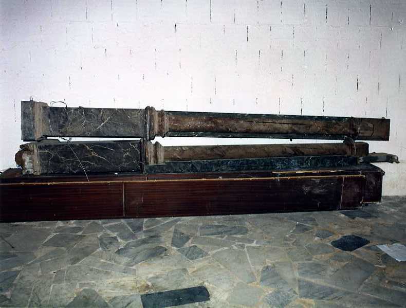 semicolonna, coppia - bottega campana (prima metà sec. XIX)