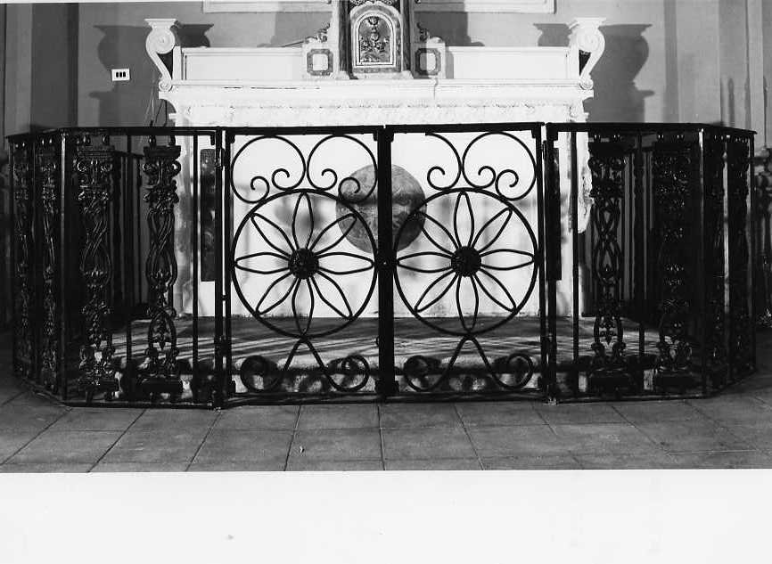 cancello di balaustrata - bottega campana (sec. XIX)