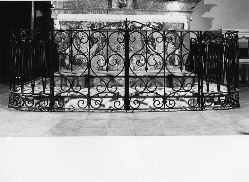cancello di balaustrata - bottega campana (prima metà sec. XX)