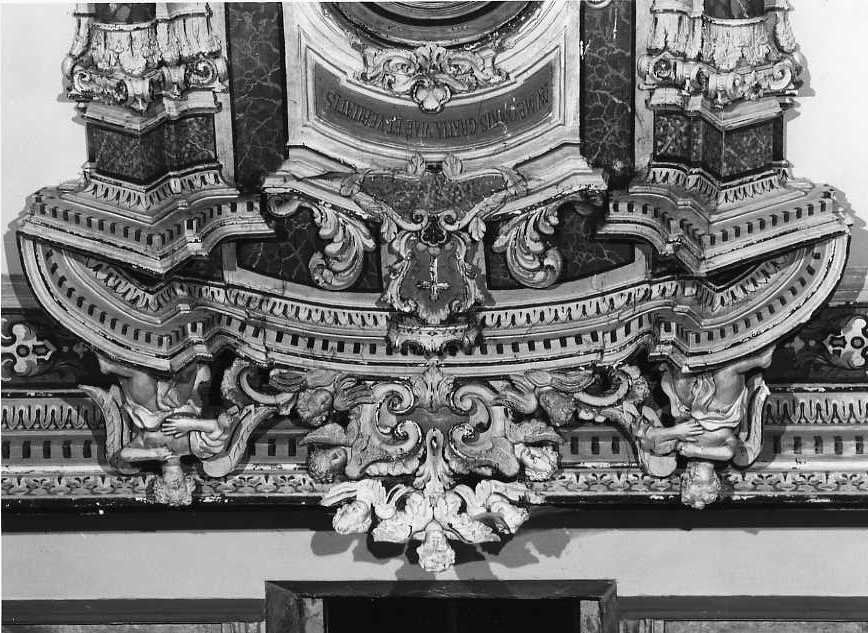 trabeazione - bottega campana (sec. XVIII)