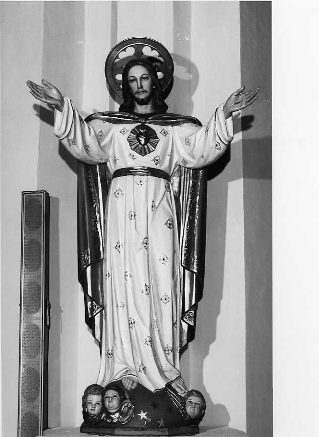Sacro Cuore di Gesù (statua) - bottega campana (prima metà sec. XX)