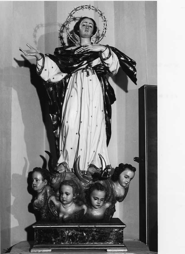 Madonna Immacolata (statua) di Di Zinno Paolo Saverio (sec. XVIII)