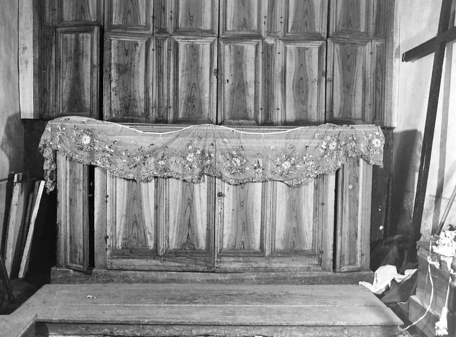 tovaglia d'altare - manifattura campana (sec. XIX)