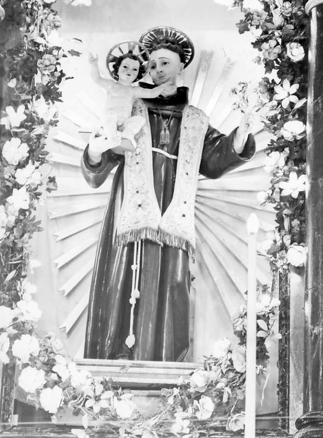 Sant'Antonio da Padova (statua) - bottega campana (sec. XIX)