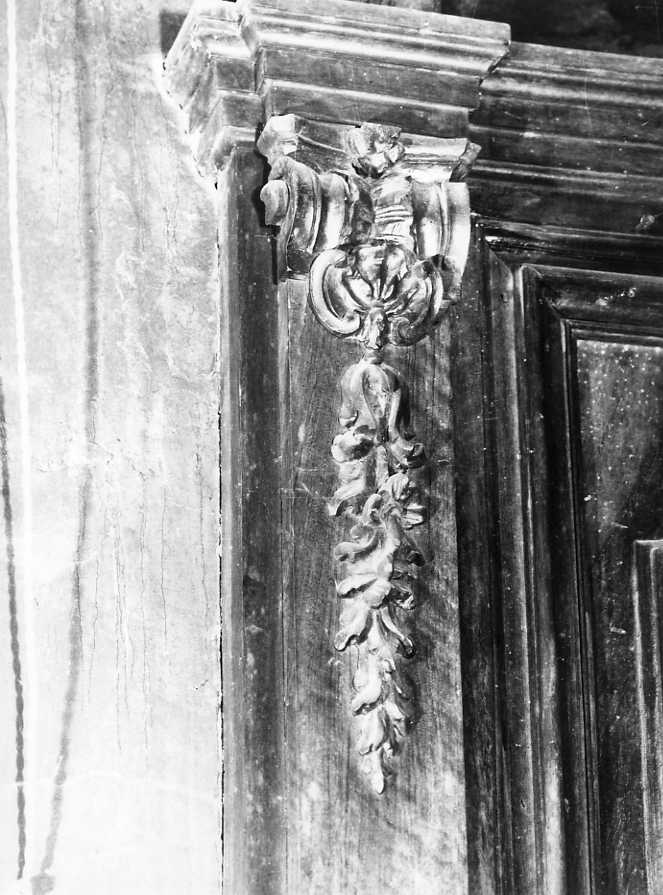 stalli del coro, elemento d'insieme - bottega campana (inizio sec. XIX)