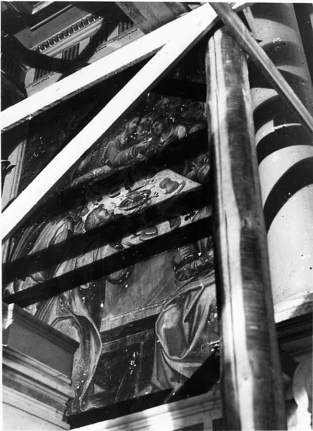 ultima cena (dipinto) di Landolfo Pompeo (sec. XVI)