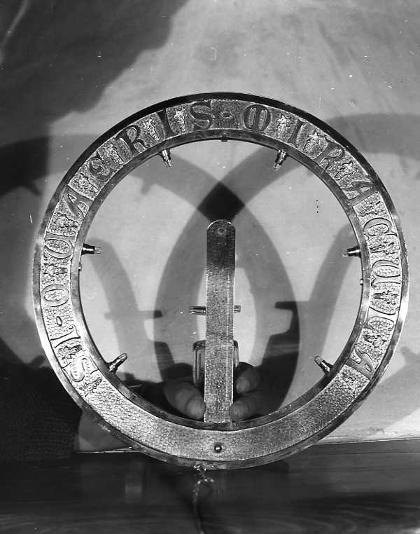 aureola di immagine sacra - bottega campana (sec. XIX)