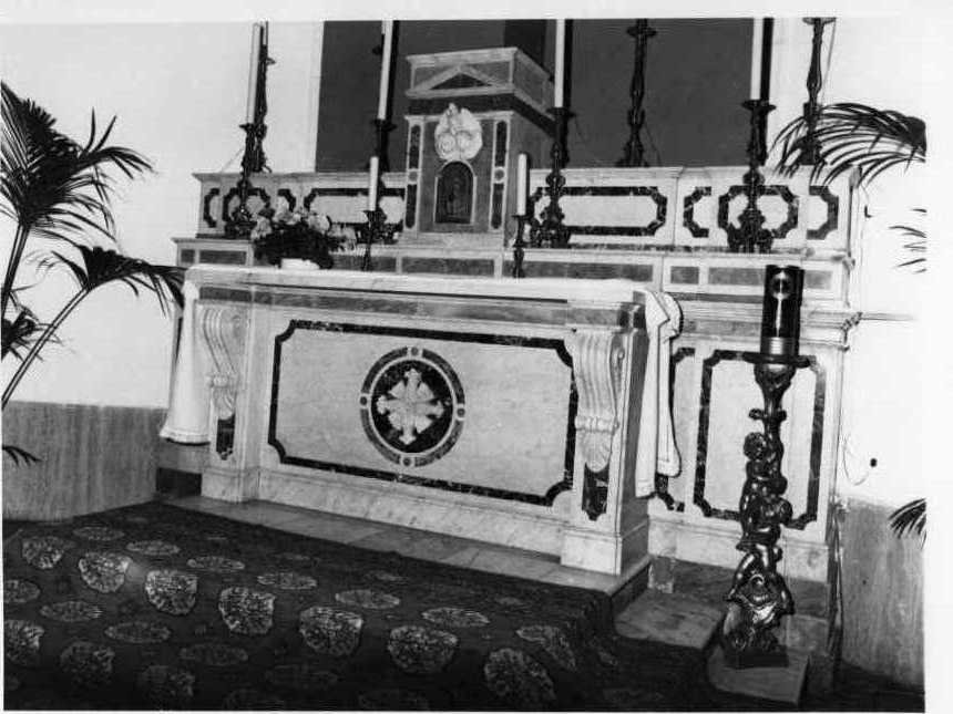 altare maggiore - bottega campana (sec. XVIII)