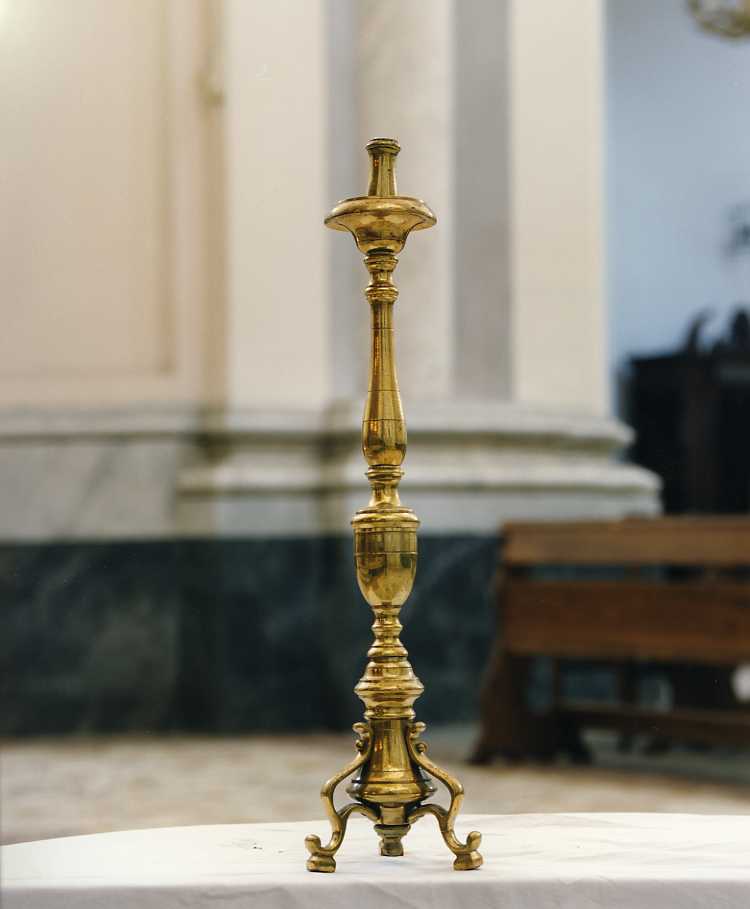 candeliere, serie - bottega napoletana (fine sec. XVIII)