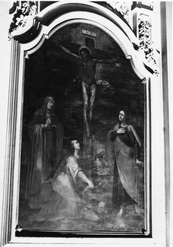 crocifissione (dipinto) - ambito napoletano (sec. XVII)