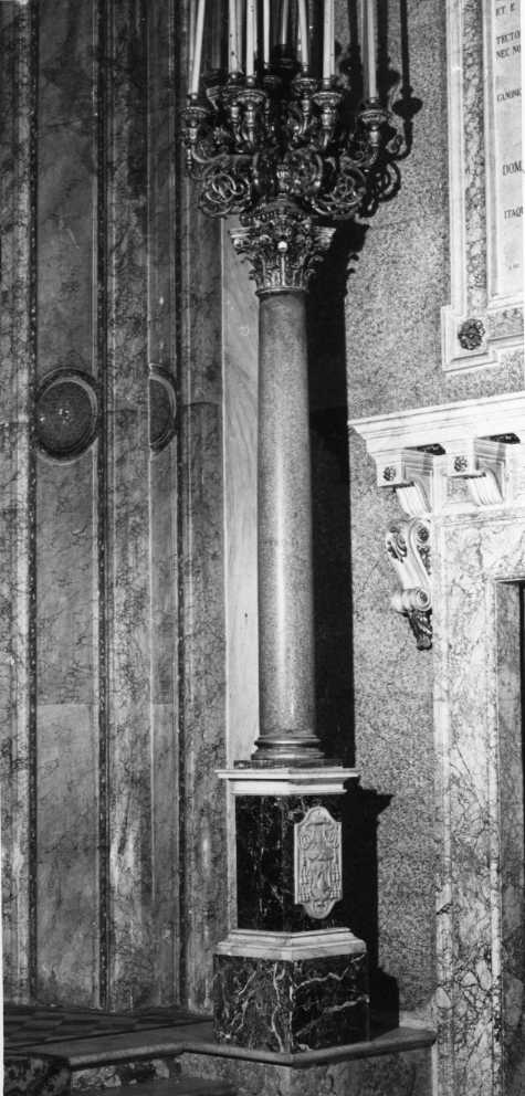 candeliere, serie - bottega napoletana (sec. XIX)