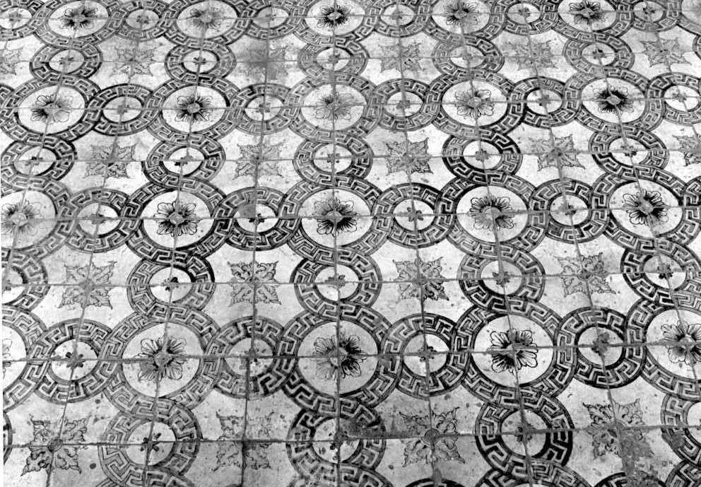 pavimento a mattonelle di Famiglia Giustiniani (primo quarto sec. XIX)
