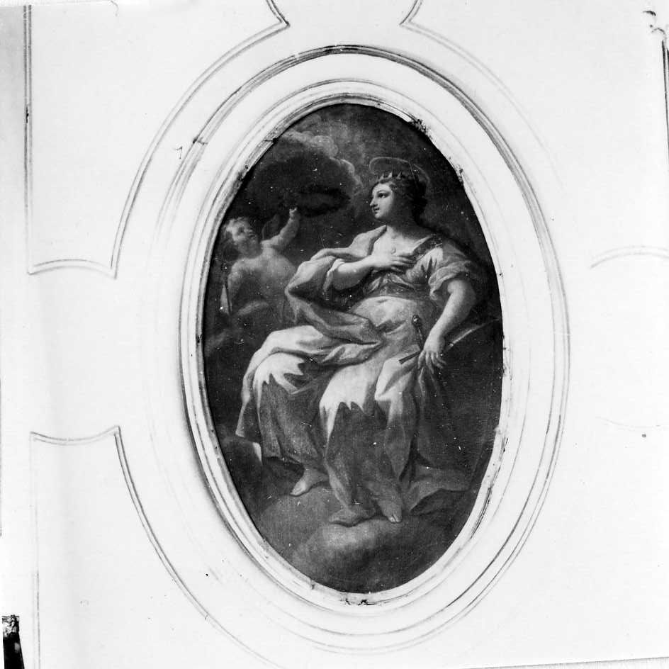 Santa Caterina d'Alessandria (dipinto) di Lama Giovan Battista (sec. XVIII)