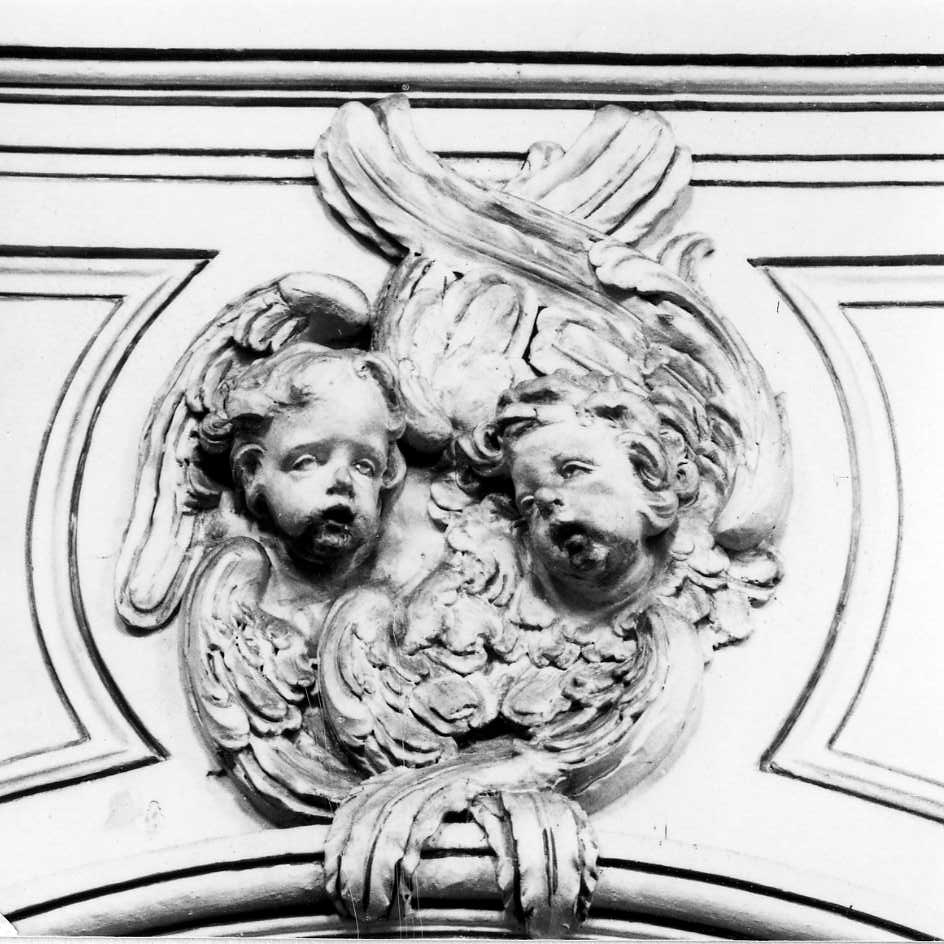 cherubini (decorazione plastica, serie) di Vaccaro Lorenzo (bottega) (sec. XVII)
