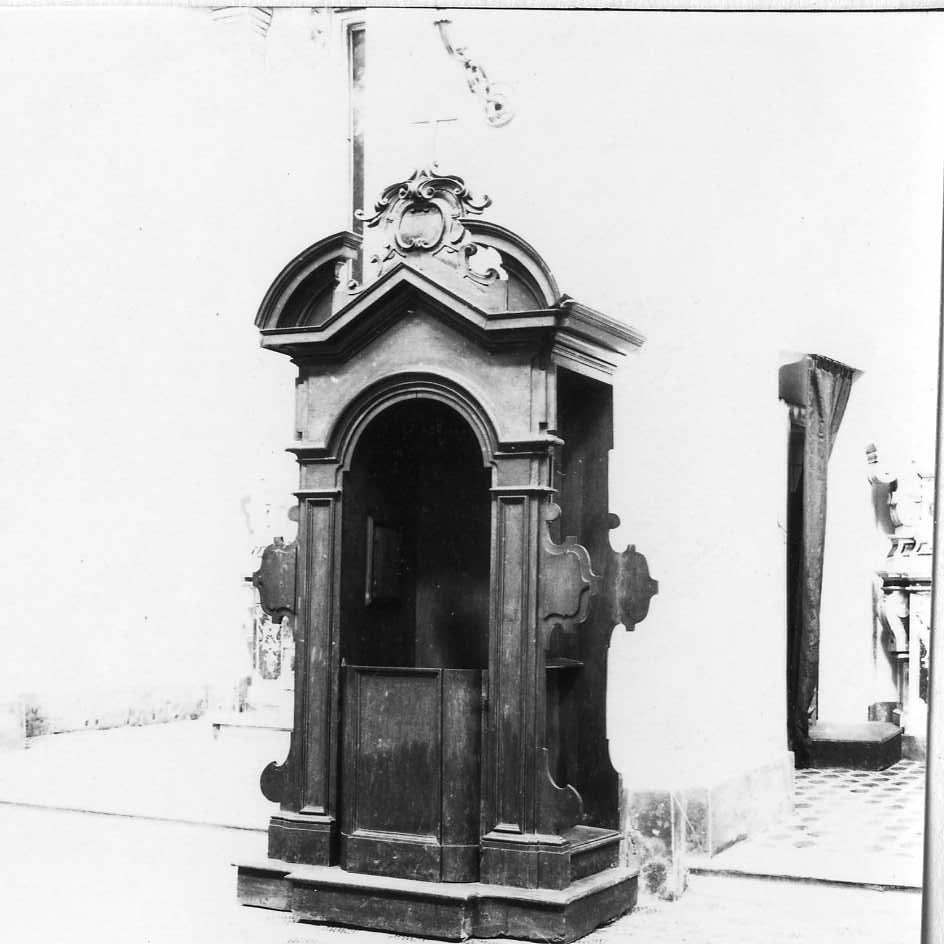 confessionale, coppia - bottega napoletana (sec. XVIII)