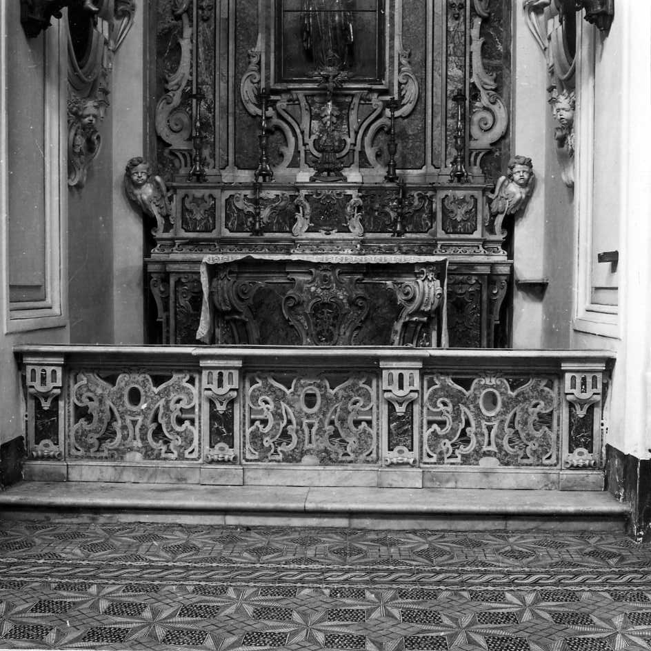 balaustrata di cappella - bottega campana (sec. XVIII)