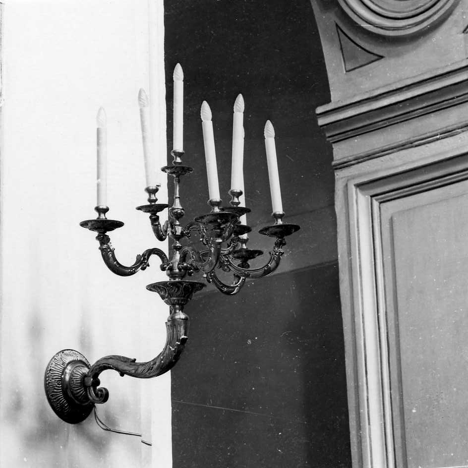 torciera - a bracci, coppia - bottega napoletana (sec. XIX)