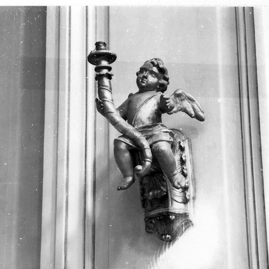 candelabro, coppia - bottega napoletana (sec. XVIII)