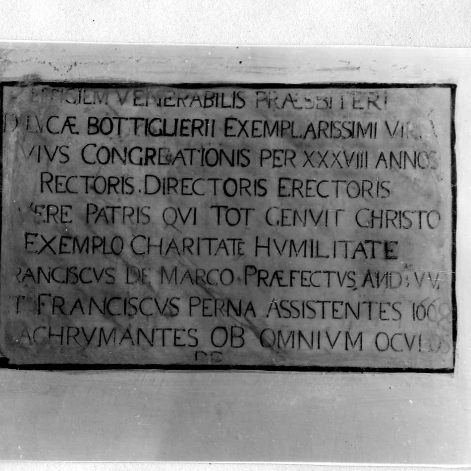 lapide - bottega campana (sec. XVII)