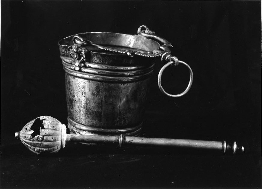 secchiello per l'acqua benedetta - bottega napoletana (sec. XVIII)