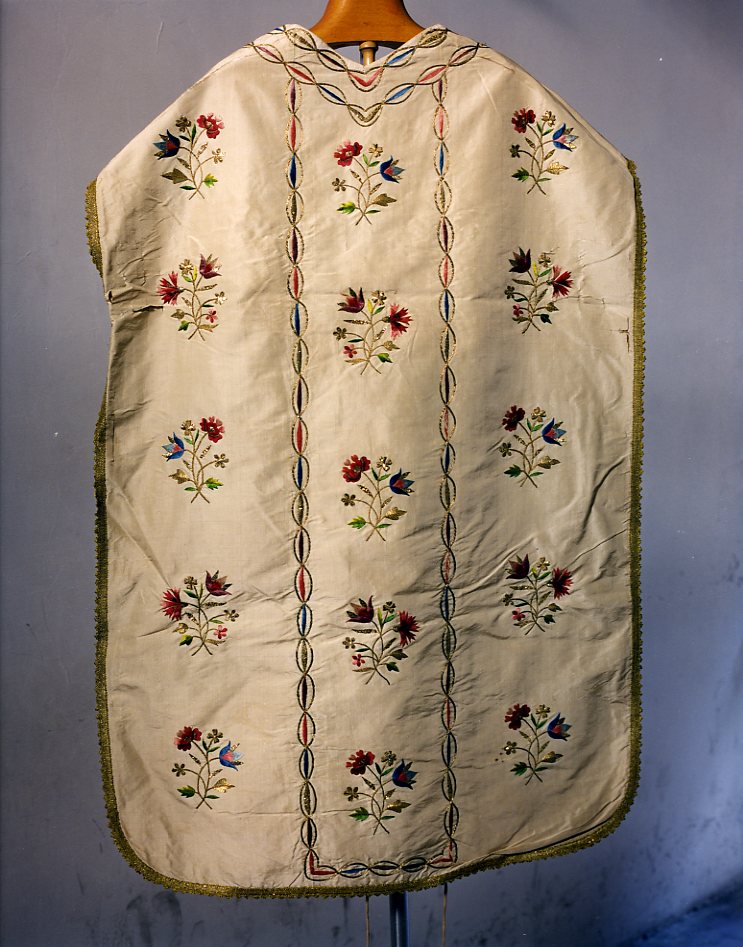 paramento liturgico, insieme - manifattura napoletana (seconda metà sec. XVIII)