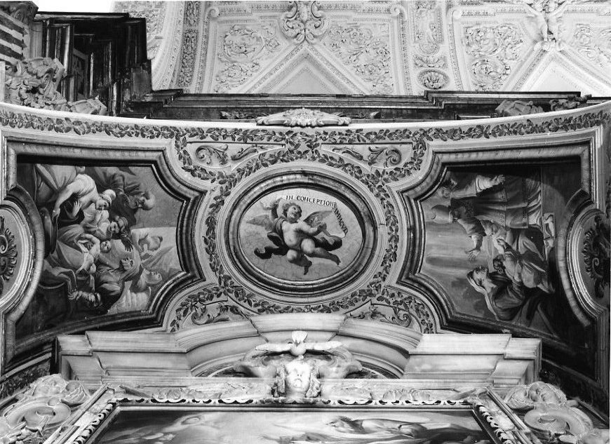 nascita di Maria Vergine/ presentazione di Maria Vergine al tempio (dipinto, ciclo) - ambito napoletano (metà sec. XVIII)