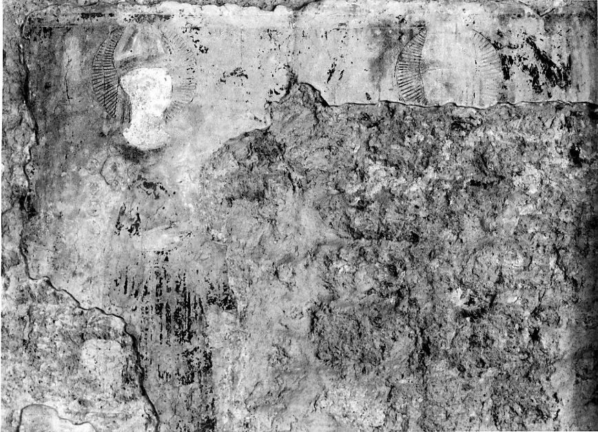 Santi (dipinto, frammento) - ambito napoletano (sec. XIV)