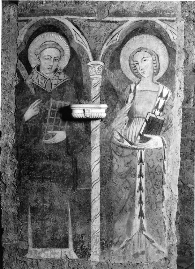 Santi (dipinto) - ambito napoletano (primo quarto sec. XV)