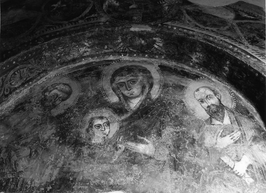 Madonna con Bambino e Santi (dipinto) - ambito campano (secondo quarto sec. XIII)